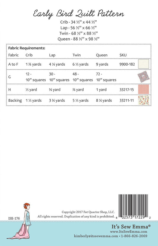 Early Bird Quilt Pattern Quilt Pattern by It’s Sew Emma