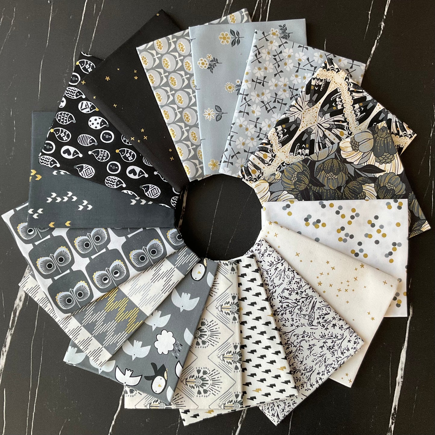 Early Twilight by C+S Collective : Scout Lake - Reflection - Pitch Black Metallic AC404-PB5M