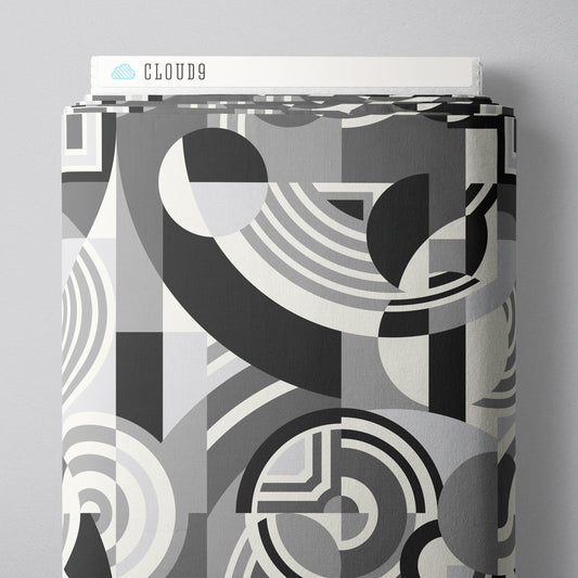 Embellish Rayon by Frank Lloyd Wright : Hoffman Gray 229428