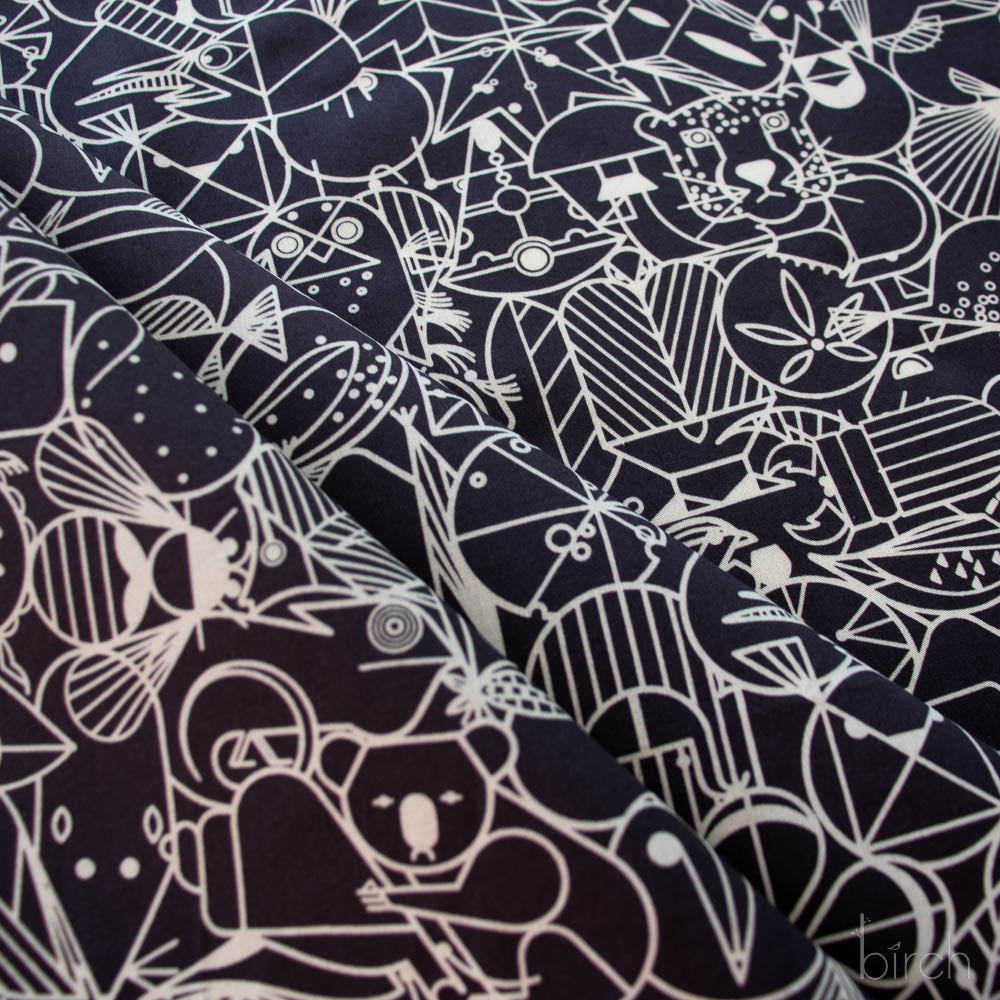 End Papers Basic New Colors by Charley Harper: CH-300 Black (Estimated Ship Date November 2025)