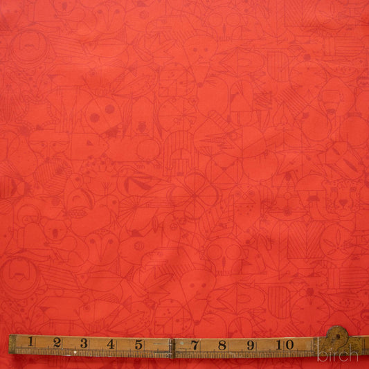 End Papers Basic New Colors by Charley Harper: CH-300 Cardinal (Estimated Ship Date November 2025)