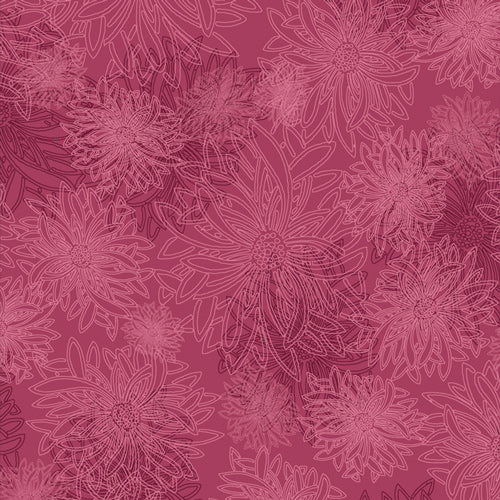 Art Gallery Fabrics Floral Elements - FE-515 Shocking Pink