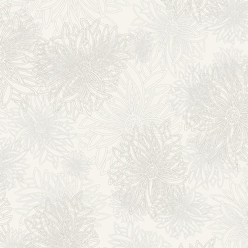 Art Gallery Fabrics Floral Elements - FE-548 Chalk - Estimated Arrival June 2026