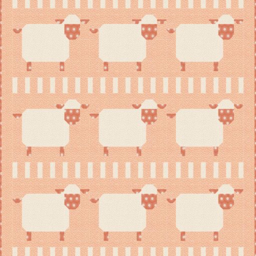 Noah's Ark by Stacey Iest Hsu : Baby Sheep Parade Quilt Kit