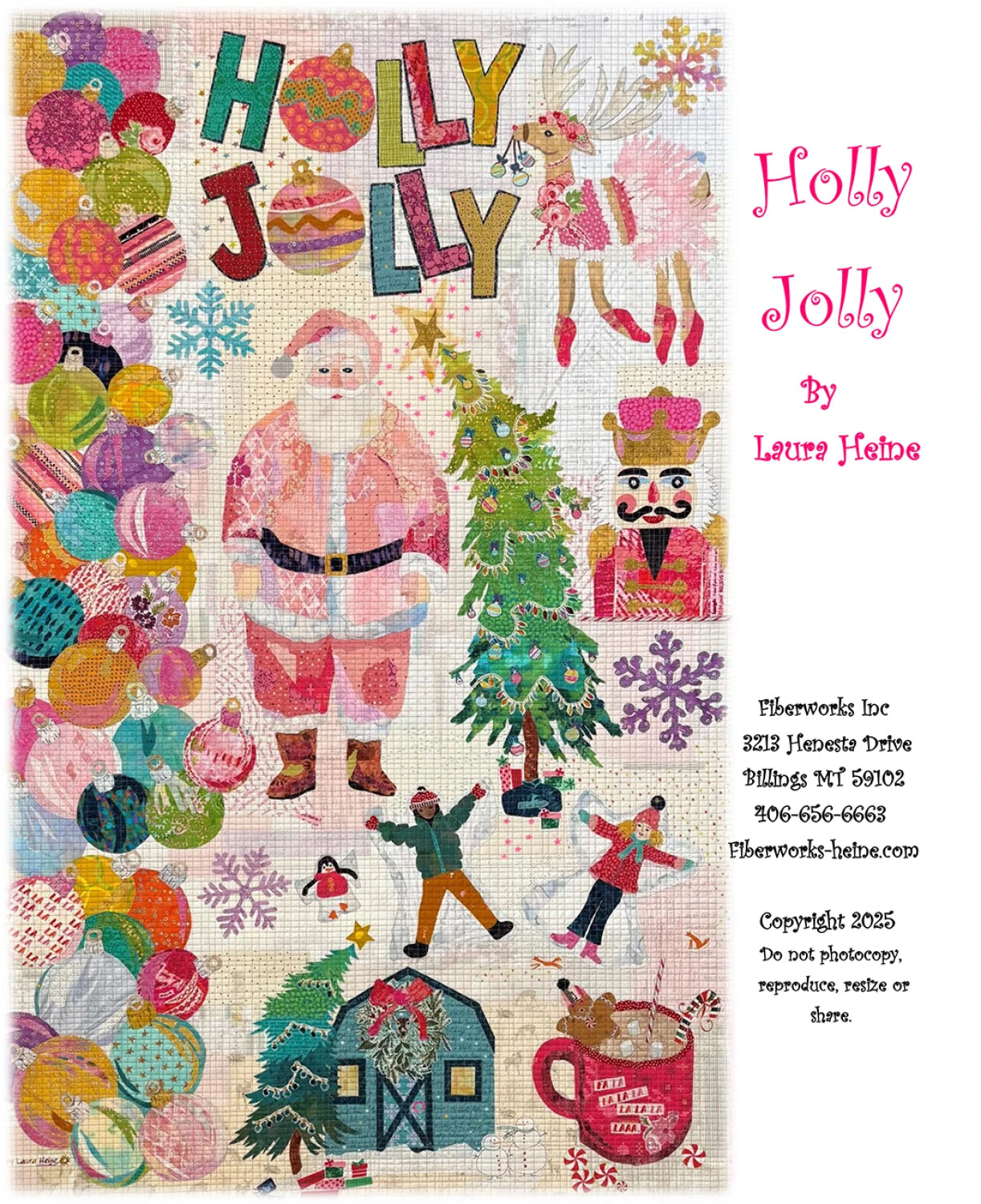 Holly Jolly Collage Pattern by Laura Heine