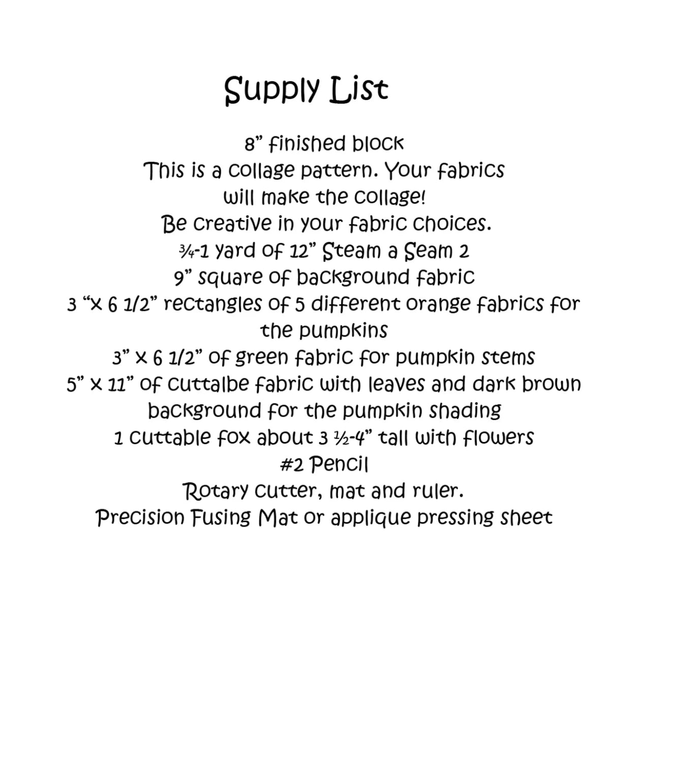 Whatevers! #22 Pumpkins Collage Pattern by Laura Heine