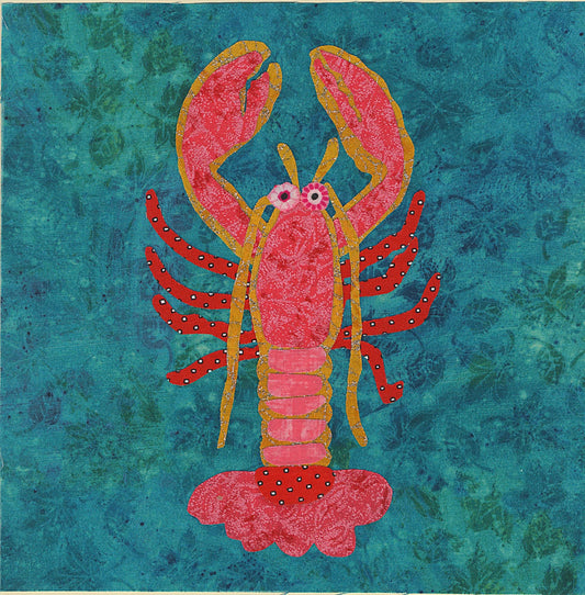 Whatevers! #59 Lobster Collage Pattern by Laura Heine