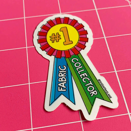 Fabric Collector Award Sticker by Sassafras Lane