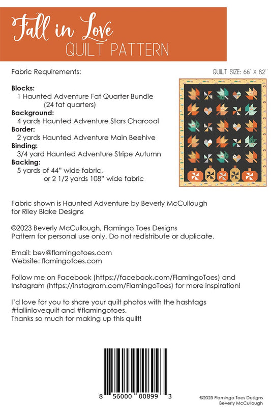 Fall in Love Quilt # FT-8993 - Special Order