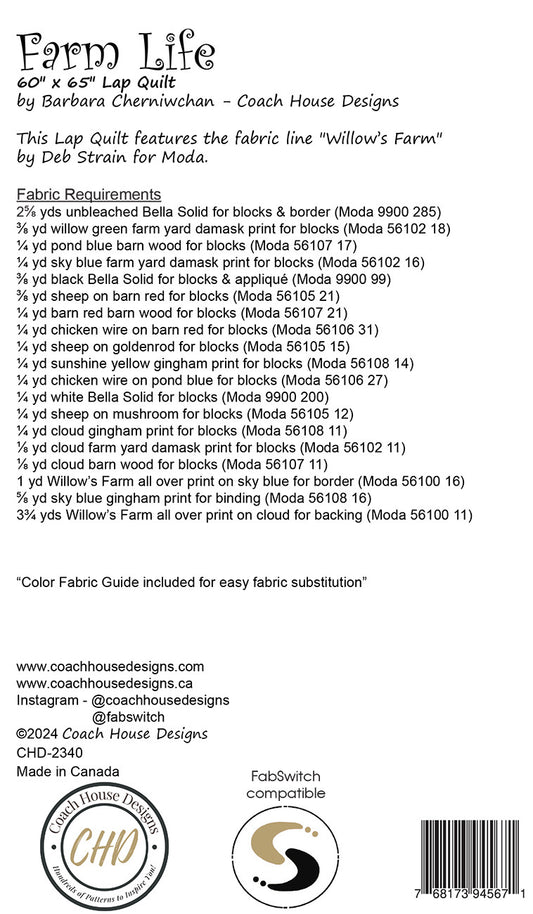 Farm Life # CHD-2340 -Special Order