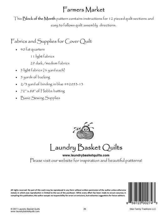 Farmer's Market # LBQ0274 - Special Order