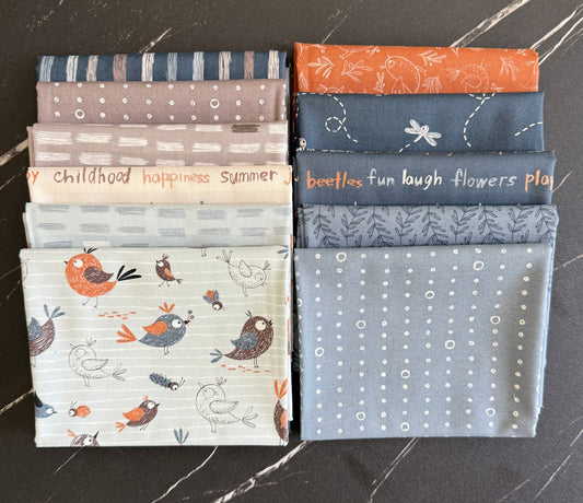 Fat Quarter Dash Quilt featuring Chirp by Elana Amo