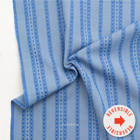 Fine & Dandy by Fableism : Stitch Stripe Blue FND-10-SSP-BLUE