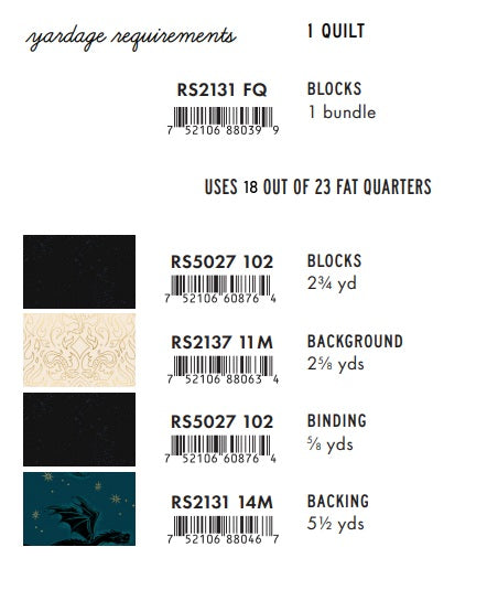 Fireglow by Sarah Watts : The Blythe Quilt Kit