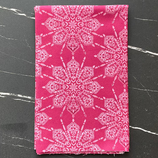 Floralicious by Lila Tueller : Medallion Hot Pink