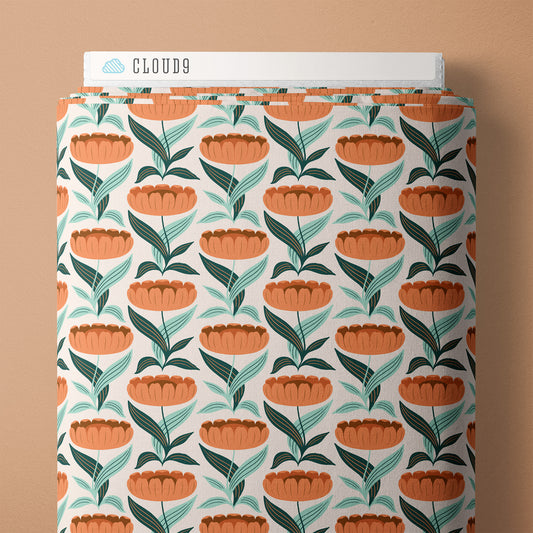 Florissima by Juliana Tipton : Champagne Blossoms Coral 228083