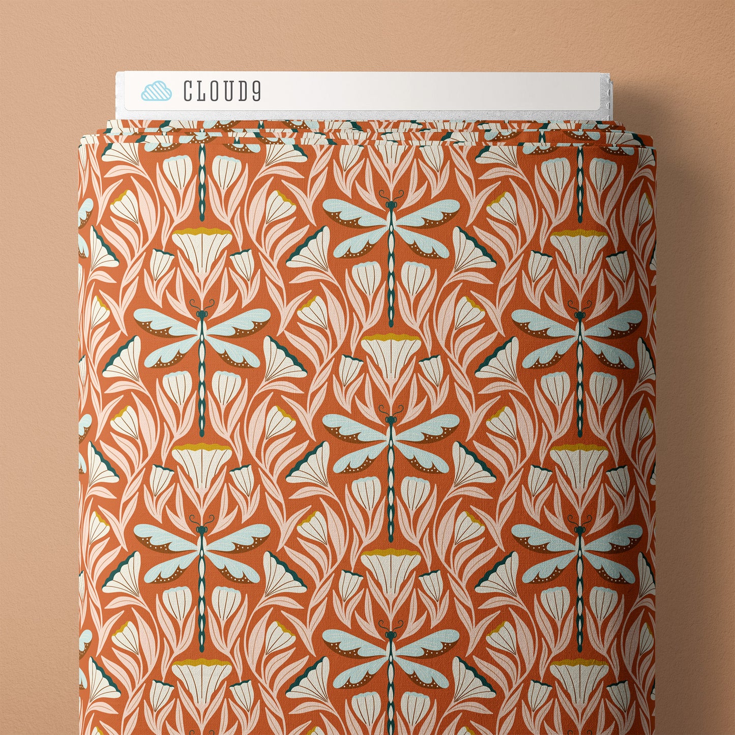 Florissima by Juliana Tipton : Dragonfly Dreams Coral 228072