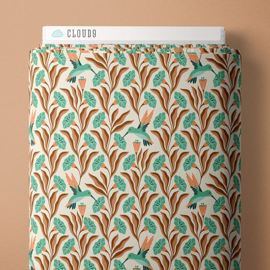 Florissima by Juliana Tipton : Hummingbirds Teal 228075