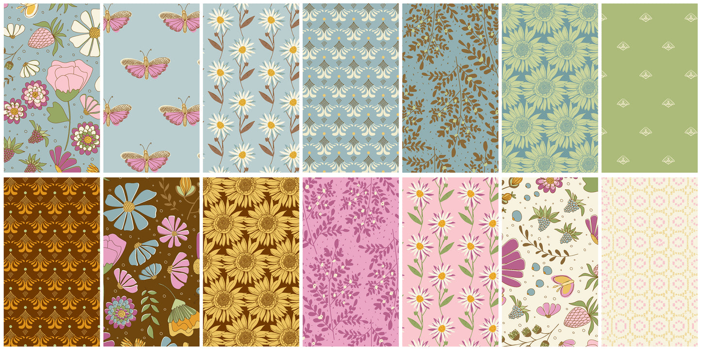 Flourish by Alexandra Bordallo : Charm Pack