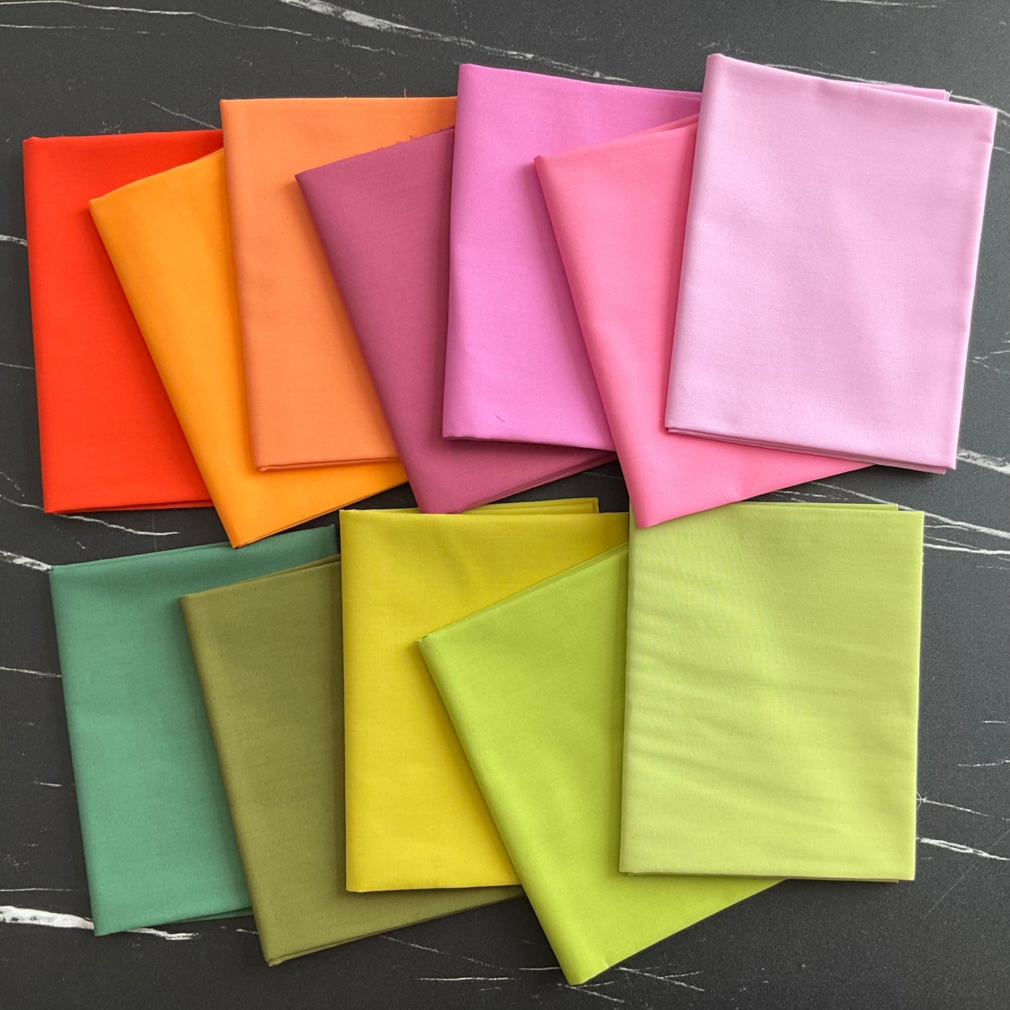 Flower Bloom Coordinated Pure Solids Bundle