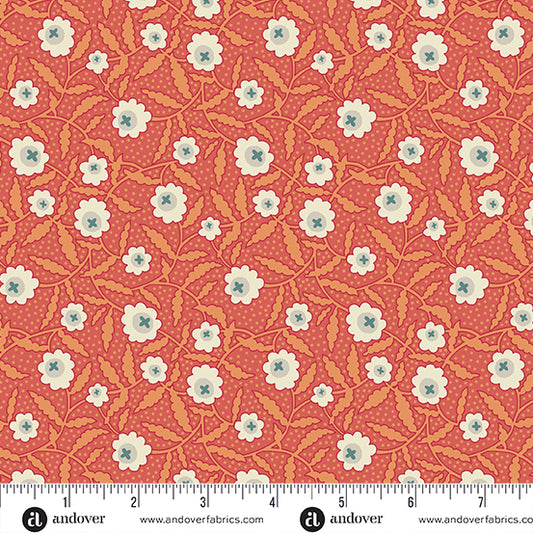 Flower Box by Renee Nanneman : Bachelor Button Orange A-1016-O