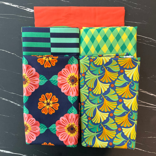 Flower Dance by Jane Sassaman - Twist and Shout Quilt Kit