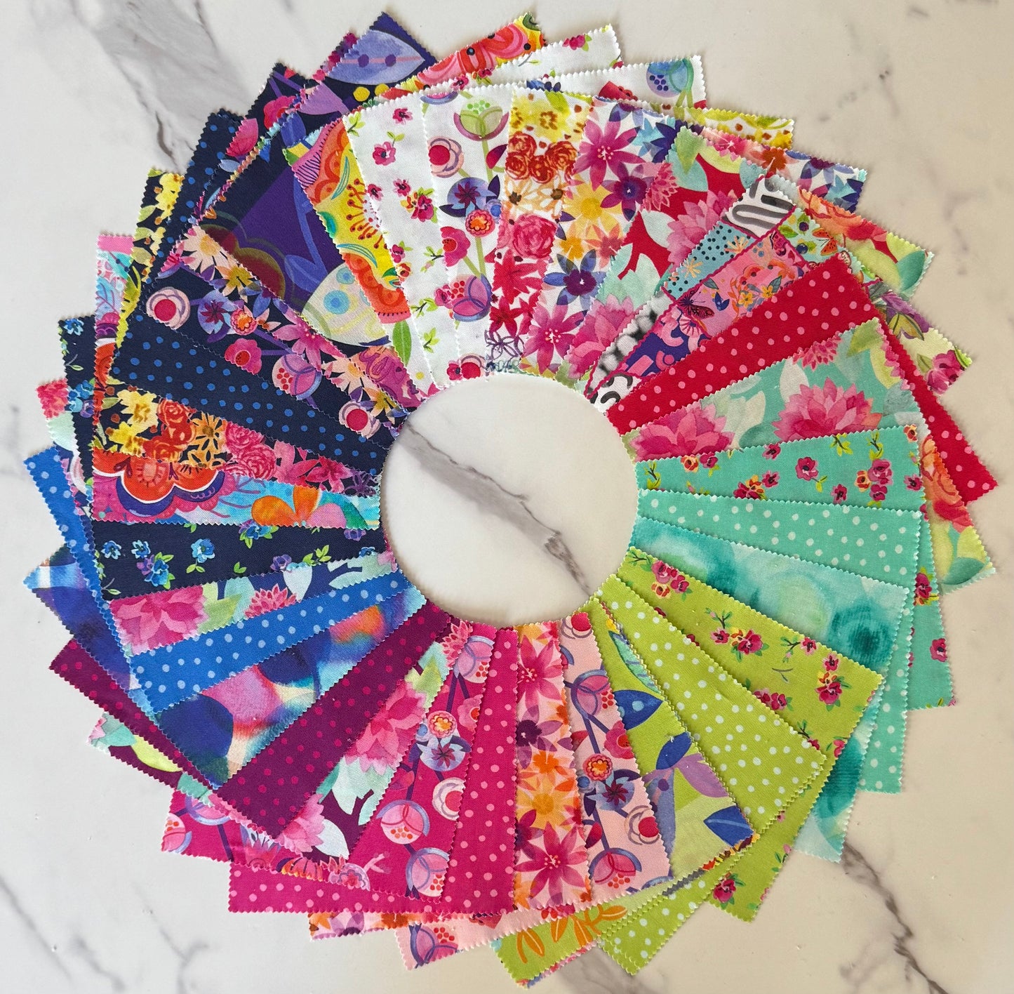 Flower Patches by Amarylis Henderson : Charm Pack