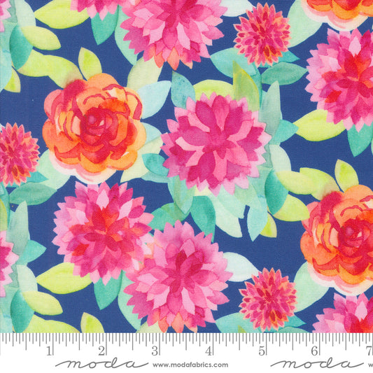 Flower Patches by Amarylis Henderson : Faceted Flower Sapphire 21823 20