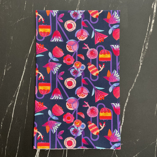 Flower Patches by Amarylis Henderson : Candy Flowers Midnight 21822 20