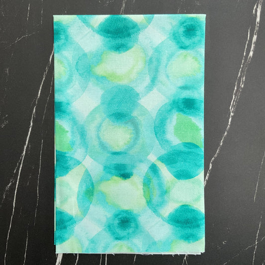 Flower Patches by Amarylis Henderson : Neon Orbs Robins Egg 21826 12