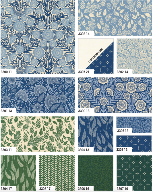 Flower Press by Katharine Watson - Mini Charm Pack