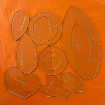 Flowering Wreath Applique Quilt Pattern & Template Set by Free Bird Quilting Designs