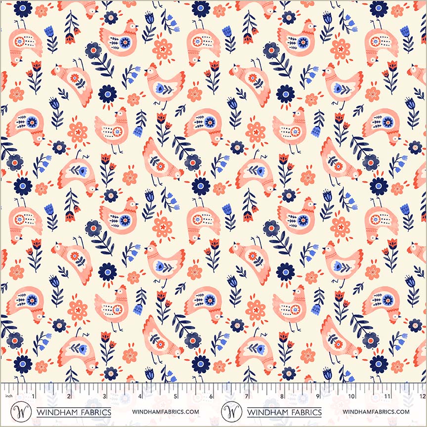 Folky Chicken by Natalie Briscoe : Cluck Cluck Cluck Cream 55238-3