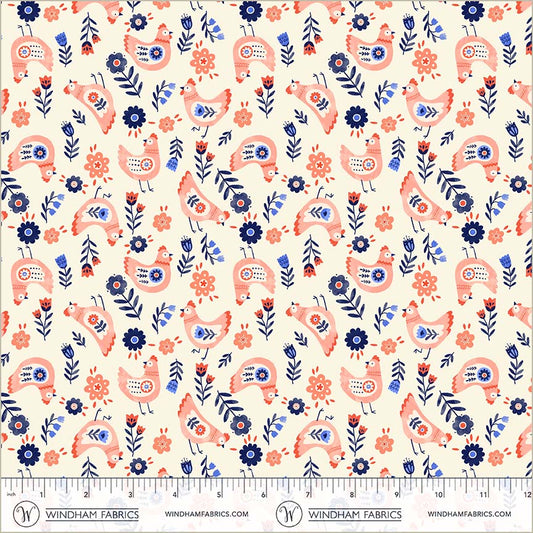 Folky Chicken by Natalie Briscoe : Cluck Cluck Cluck Cream 55238-3