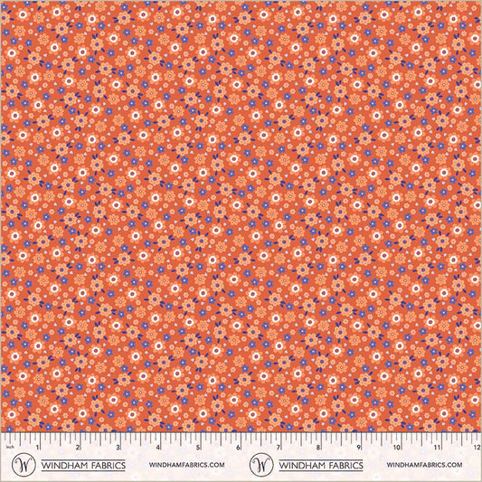 Folky Chicken by Natalie Briscoe : Mod Ditsy Coral 55243-7