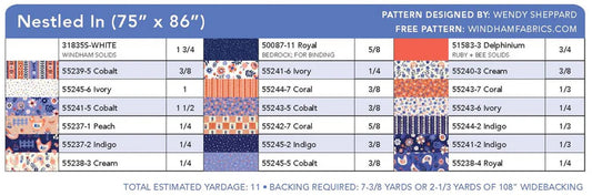 Folky Chicken by Natalie Briscoe : Nestled In Quilt Kit