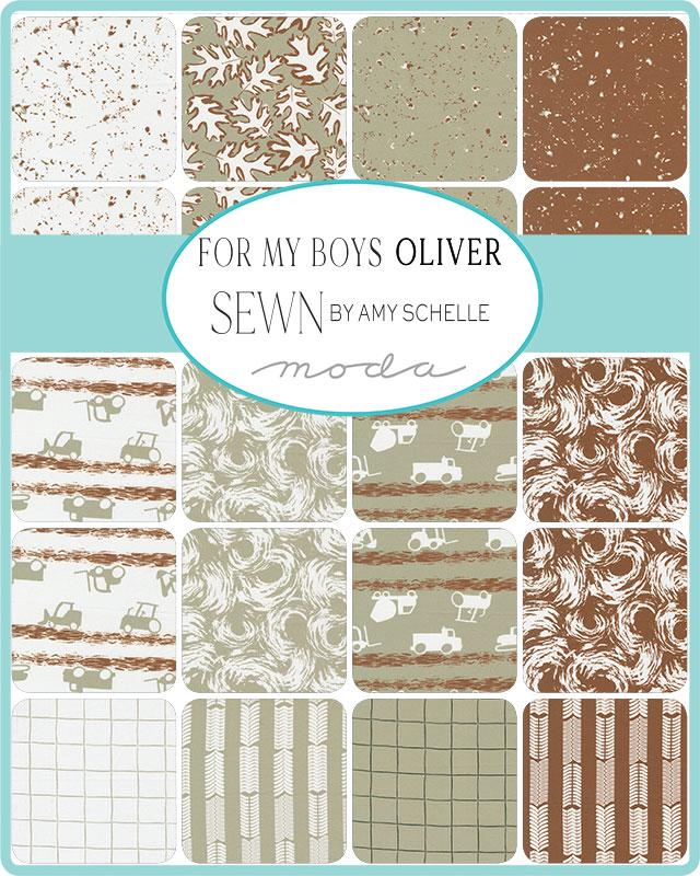 For My Boys Oliver by Sewn by Amy Schelle - Charm Pack
