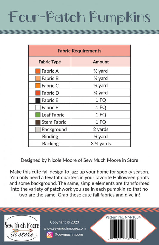 Four Patch Pumpkins # NM-1034 - Special Order