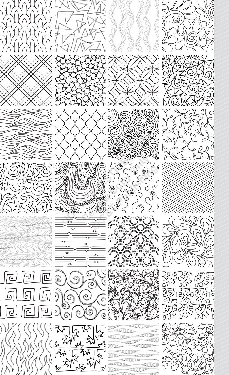 Free Motion Designs for Allover Patterns # 11291 - Special Order