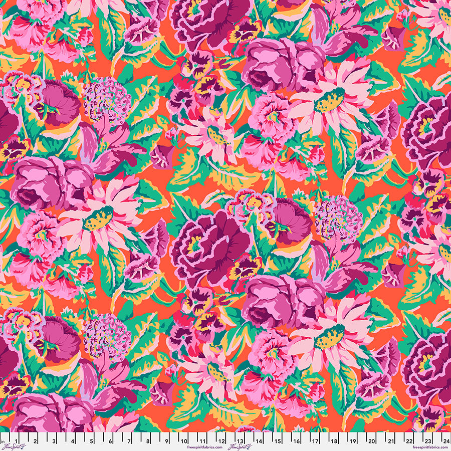 From the Archives by Kaffe Fassett : Floral Dance Magenta PWGP012.MAGENTA (Estimated Arrival December 2025)