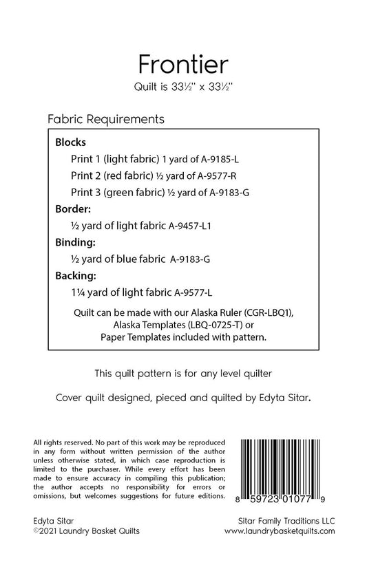 Frontier # LBQ-1077-P - Special Order