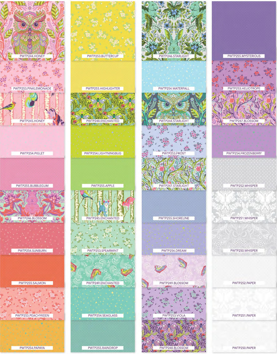 Full Moon Forest II by Tula Pink: Fat Quarter Bundle 40 pieces FB2FQTP.FULLMOON