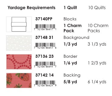 Funny Valentine by Lizzy House : Heartstrings Pillow Kit