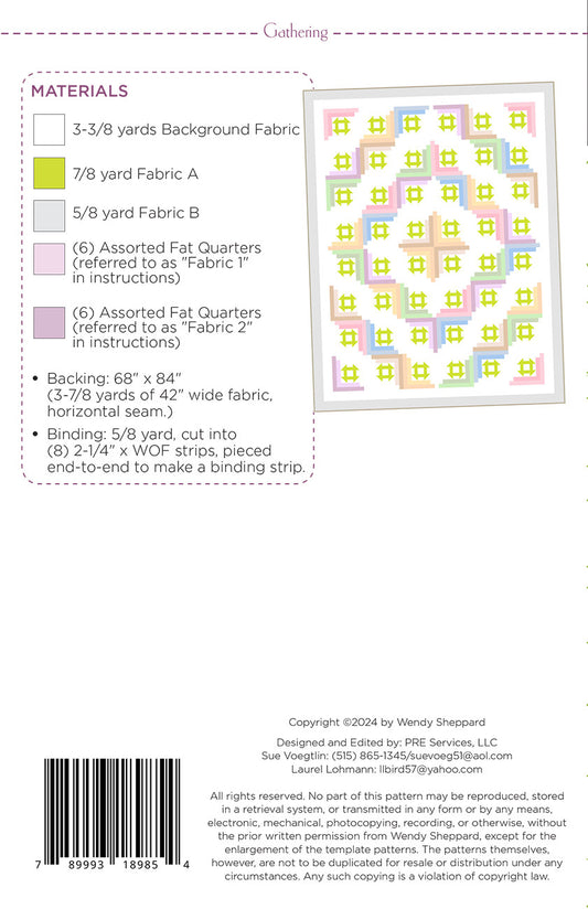 Gathering Quilt Pattern by Wendy Sheppard