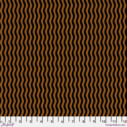 Gloriosa Garden by Jane Sassaman : Waves - Black PWJS160.BLACK