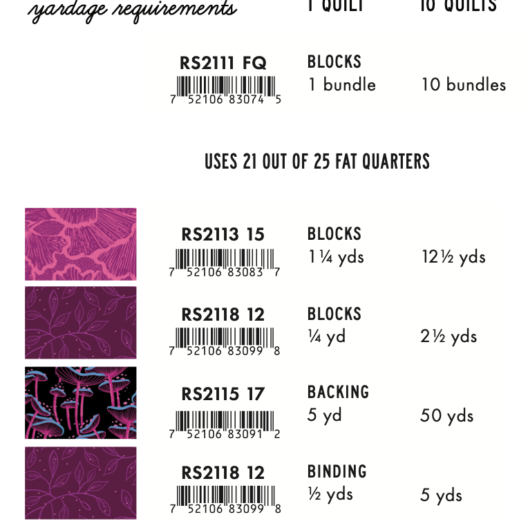 Glow Garden by Sarah Watts : Courtyard Quilt Kit