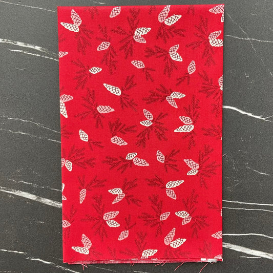 Good News Great Joy by Fancy That Design House - Pinecone Bough - Holly Red 45563 13