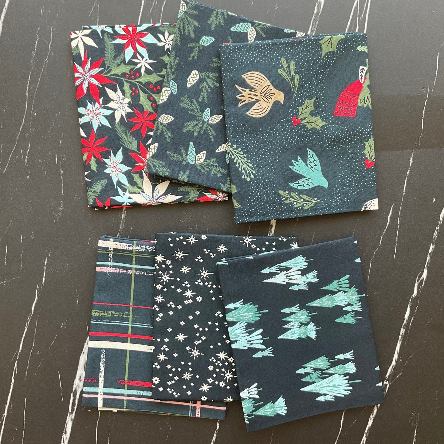 Good News Great Joy by Fancy That Design House - Pinecone Bough - Midnight 45563 12