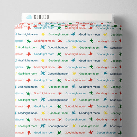 Goodnight Moon by Cloud9 Fabrics : White/Multi 229225