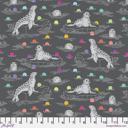 Graywork by Tula Pink : Seal the Deal Carbon PWTP259.CARBON